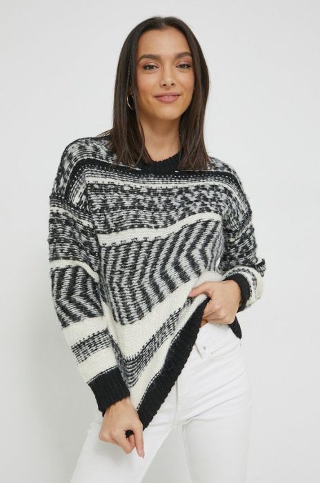 Светр Only жіночий колір чорний теплий