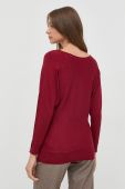 Светр Guess жіночий колір бордовий легкий (2440339)