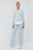 Светр Guess жіночий легкий колір блакитний (2919367)