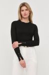 Светр Guess жіночий колір чорний легкий (2436537)
