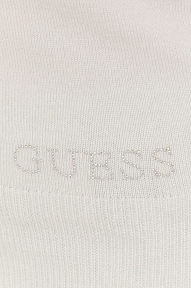 Безрукавка Guess жіночий колір бежевий легкий гольф фото 6