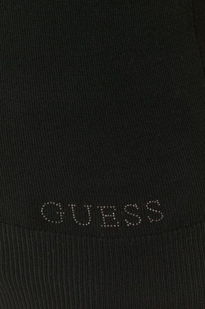 Безрукавка Guess жіночий колір чорний легкий гольф фото 6