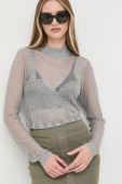 Светр Guess жіночий колір срібний легкий