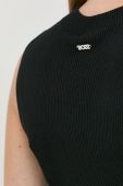 Светр BOSS жіночий колір чорний легкий гольф (2586852)