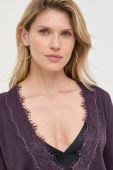 Вовняний светр Patrizia Pepe жіночий колір фіолетовий легкий