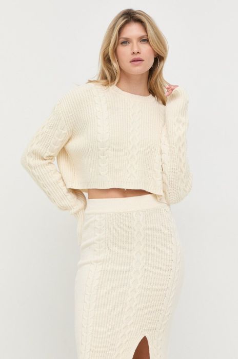 Светр Patrizia Pepe жіночий колір бежевий