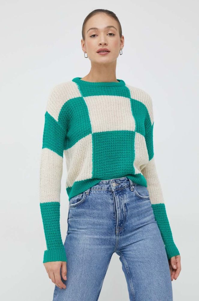 светр Vero Moda жіночий колір зелений легкий