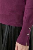 Светр Guess жіночий колір фіолетовий легкий гольф