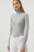 Светр Guess жіночий колір сірий легкий гольф