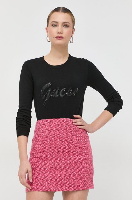 Светр Guess жіночий колір чорний легкий (2762501)