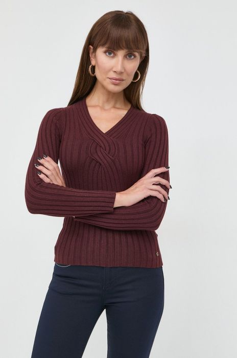 Светр Guess жіночий колір коричневий