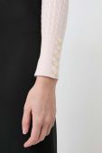Светр Guess жіночий колір рожевий легкий півгольф (3499766)