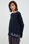 Бавовняний светер Tommy Hilfiger жіночий колір синій