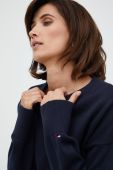 Бавовняний светер Tommy Hilfiger жіночий колір синій