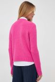 Светр з домішкою вовни BOSS жіночий колір рожевий