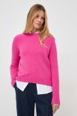 Светр з домішкою вовни BOSS жіночий колір рожевий