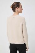 Светр з домішкою вовни BOSS жіночий колір бежевий (3650199)