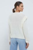 Светр з домішкою вовни Sisley жіночий колір бежевий (2802817)