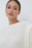 Светр з домішкою вовни Sisley жіночий колір бежевий (2802817)
