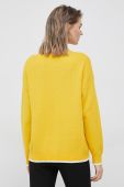 Светр з домішкою вовни United Colors of Benetton X Pantone жіночий колір жовтий