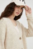 Вовняний кардиган Marc O'Polo жіночий колір бежевий