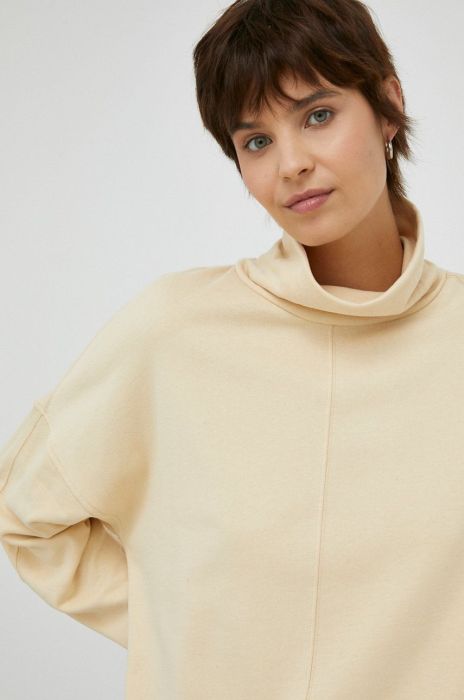 Кофта United Colors of Benetton жіноча колір бежевий однотонна (2836904)