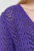 Светр з домішкою вовни Morgan жіночий колір фіолетовий легкий (2799168)