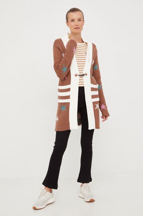 Джемпер Femi Stories Gilla жіночий колір коричневий