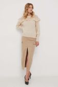 Светр з домішкою вовни Sisley жіночий колір бежевий (2702067)