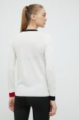 Вовняний светр Rossignol жіночий колір білий легкий