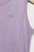 Дитячий жилет Guess колір фіолетовий легкий