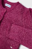 Дитячий кардиган Mayoral колір бордовий легкий