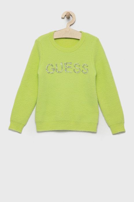 Дитячий светр Guess колір зелений легкий (2583523)