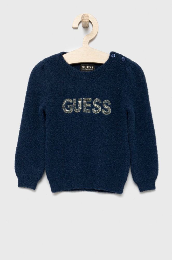 Дитячий светр Guess колір синій легкий (2583570)