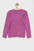 Дитячий светр United Colors of Benetton колір фіолетовий легкий