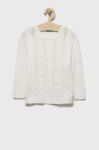 Дитячий светр United Colors of Benetton колір білий легкий (2630621)