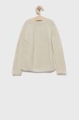 Дитячий светр з домішкою вовни United Colors of Benetton колір бежевий легкий (2630645)