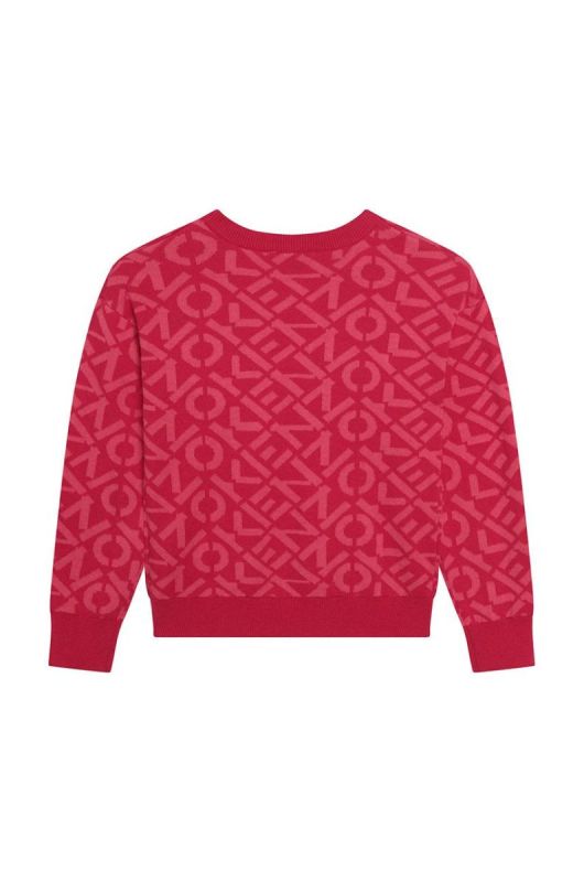 Дитячий светр Kenzo Kids колір рожевий легкий фото 2