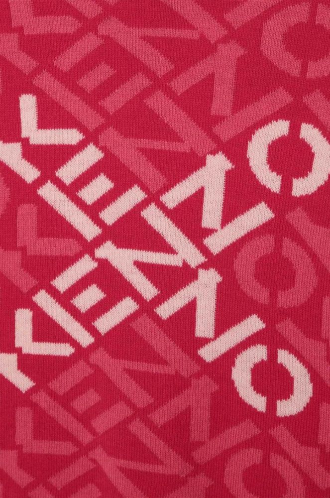 Дитячий светр Kenzo Kids колір рожевий легкий фото 3