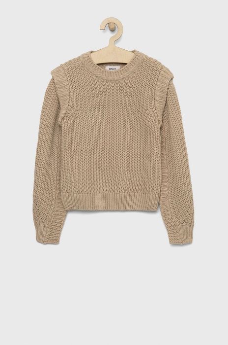 Дитячий светр Kids Only колір бежевий легкий