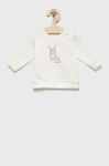 Дитяча бавовняна кофта United Colors of Benetton колір білий з принтом (2520540)