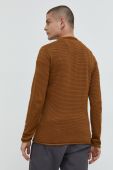 Бавовняний светер Only & Sons чоловічий колір коричневий легкий