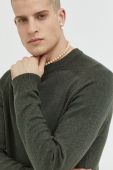 Дитячий светр з домішкою вовни Only & Sons чоловічий колір зелений