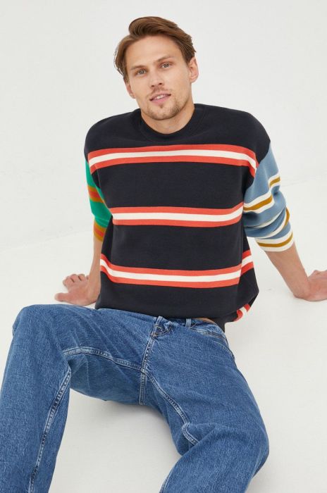 Бавовняний светер PS Paul Smith чоловічий колір барвистий