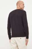Светр з домішкою вовни Pepe Jeans чоловічий колір чорний легкий