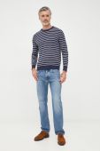 Светр з домішкою вовни Pepe Jeans чоловічий колір синій легкий (2599745)