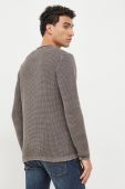 Бавовняний светер Pepe Jeans чоловічий колір коричневий легкий