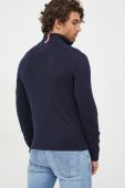 Светр з домішкою кашеміру Tommy Hilfiger чоловічий колір синій легкий півгольф