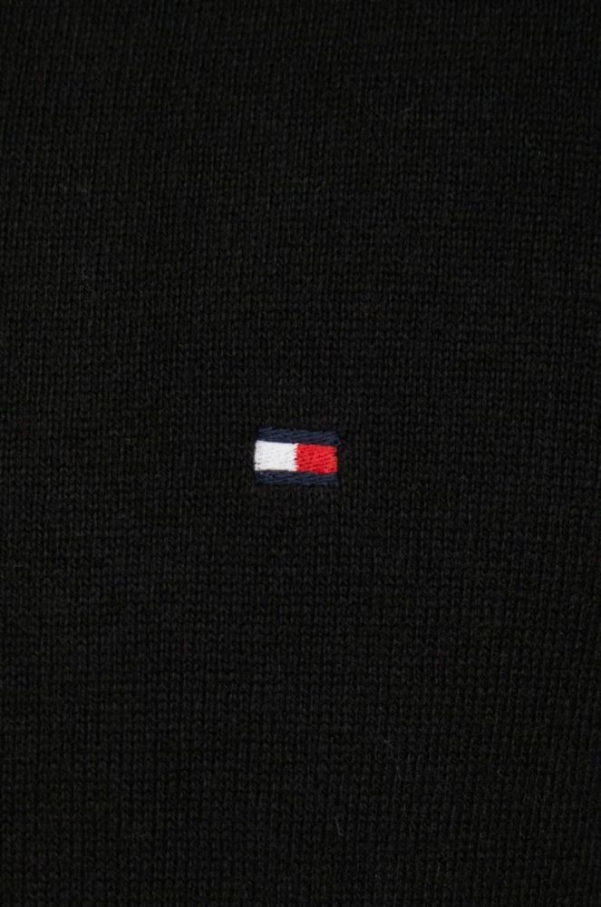 Светр з домішкою кашеміру Tommy Hilfiger чоловічий колір чорний легкий (2587082) фото 5