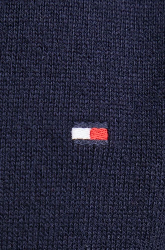 Светр з домішкою кашеміру Tommy Hilfiger чоловічий колір синій легкий гольф фото 5